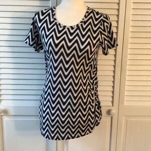 Crushing Hearts Black & White Maternity Shirt